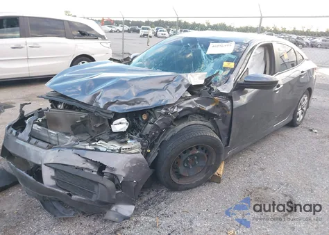 2018 Honda Civic Lx from USA, damaged, VIN 19XFC2F52JE018220